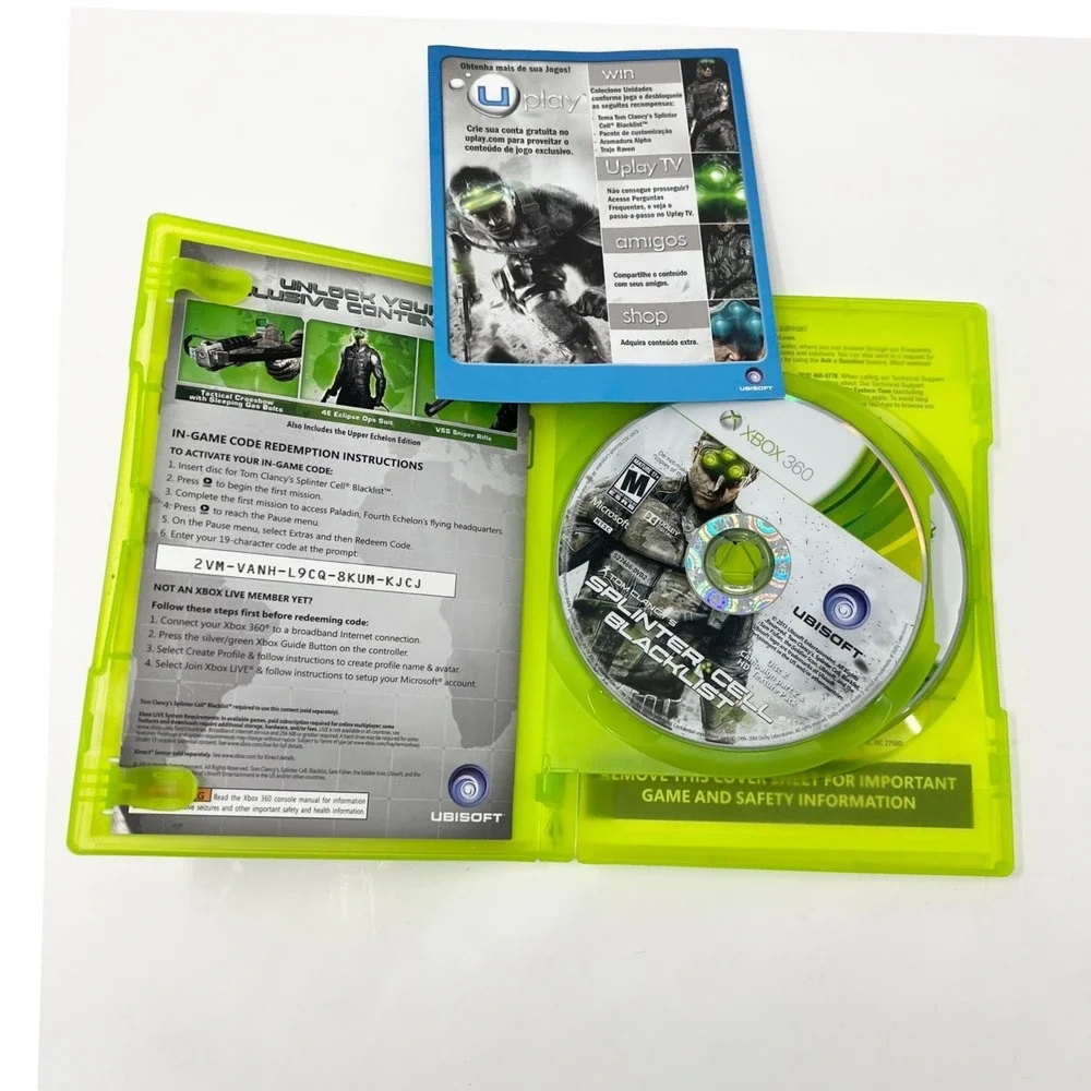 Tom Clancy's Splinter‎ Cell: Blacklist Ubisoft Xbox 360 Action Shooter GameStop